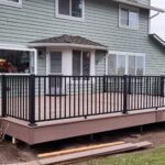 Deck resurfacing, Railing installation